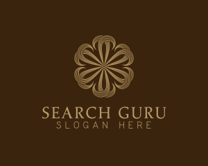 Abstract Luxury Floral logo design