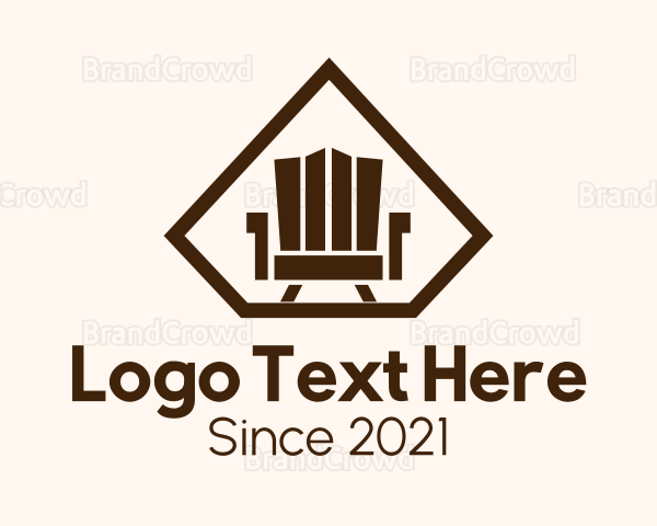 Wooden Outdoor Chair Logo