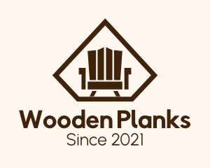 Wooden Outdoor Chair logo design