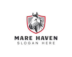 Mare - Wild Mare Horse logo design