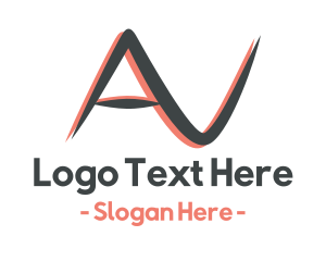 Showroom - Audio Visual AV logo design