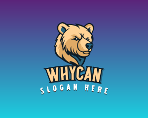 Grizzly Bear Wildlife Logo