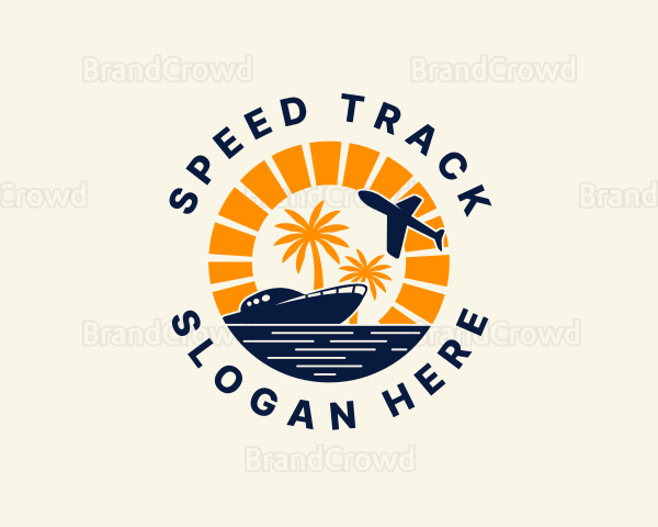 Island Travel Vacation Logo