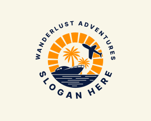 Travel - Island Travel Vacation logo design