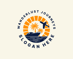 Travel - Island Travel Vacation logo design