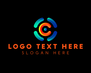 Programming - Tech Digital Letter C logo design