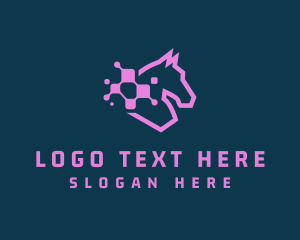 Software - Digital Tech Horse logo design