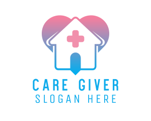 Nurse - Heart Nursing Home logo design