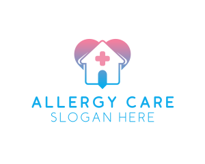 Heart Nursing Home Care logo design