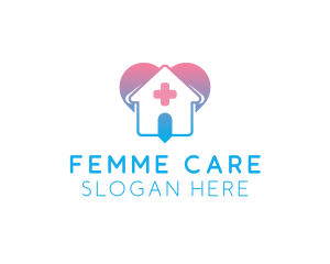 Heart Nursing Home Care logo design