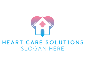 Heart Nursing Home Care logo design