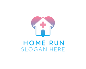 Heart Nursing Home Care logo design