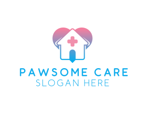 Heart Nursing Home Care logo design