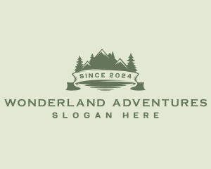 Mountain Hiking Travel logo design