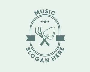 Rustic Garden Tools Logo