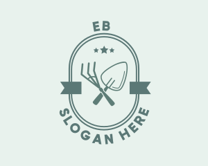 Home Improvement - Rustic Garden Tools logo design