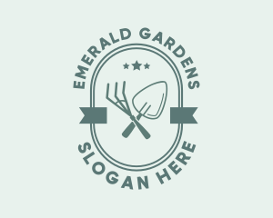 Rustic Garden Tools logo design