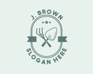 Home Maintenance - Rustic Garden Tools logo design