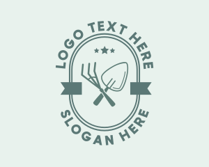 Rustic Garden Tools Logo