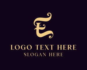Letter E - Elegant Artisan Business logo design