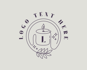 Aromatherapy - Handmade Candle Decor logo design