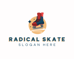 Ice Skater Shoes logo design