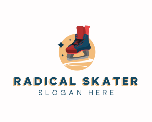 Ice Skater Shoes logo design