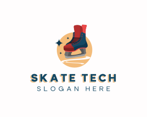 Ice Skater Shoes logo design