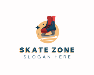 Ice Skater Shoes logo design