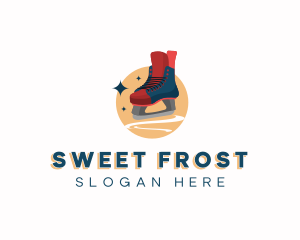 Ice Skater Shoes logo design