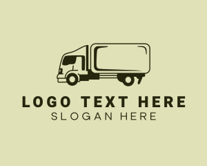 Transportation Service - Logistics Delivery Truck logo design