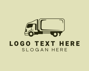 Truck - Logistics Delivery Truck logo design