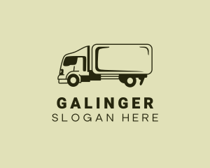 Logistics Delivery Truck Logo