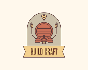 Beer Barrel Keg logo design