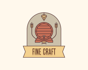 Beer Barrel Keg logo design