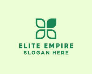 Green Eco Leaves logo design