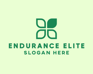 Green Eco Leaves logo design