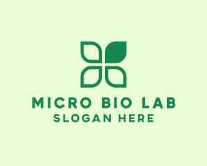 Green Eco Leaves logo design