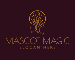 Mystical Crystal Jewelry  logo design