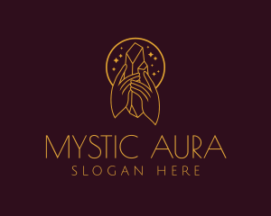 Mystical Crystal Jewelry  logo design