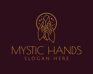 Mystical Crystal Jewelry  logo design