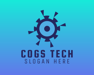 Blue Cog Technology logo design