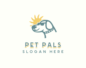 Pet Dog Summer logo design