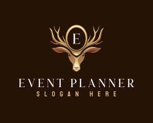 Elegant Deer Crest Logo