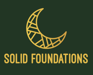 Eid - Crescent Moon Decoration logo design