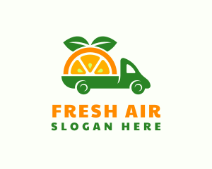 Orange Fruit Truck logo design