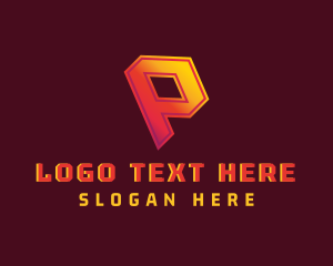 Technology - Creative Geometric Media logo design