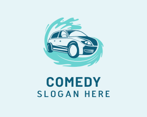 Automotive Water Splash Car Logo