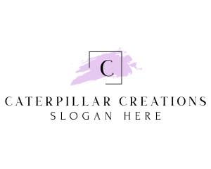 Square Watercolor Art Gallery logo design