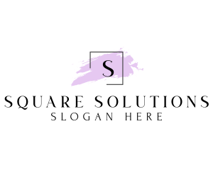 Square - Square Watercolor Art Gallery logo design